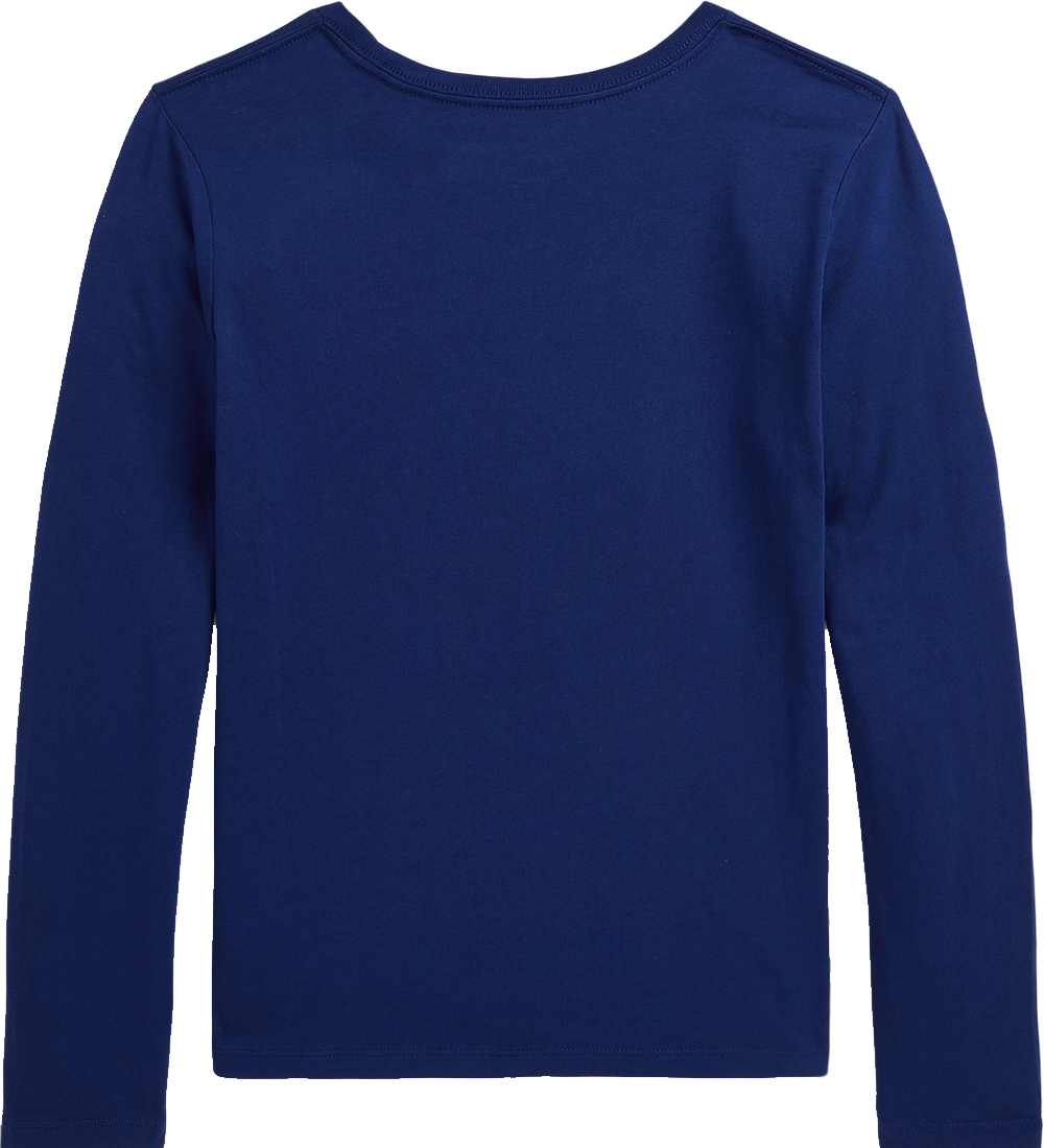 Polo Ralph Lauren Bluse - Blå m. Bamse