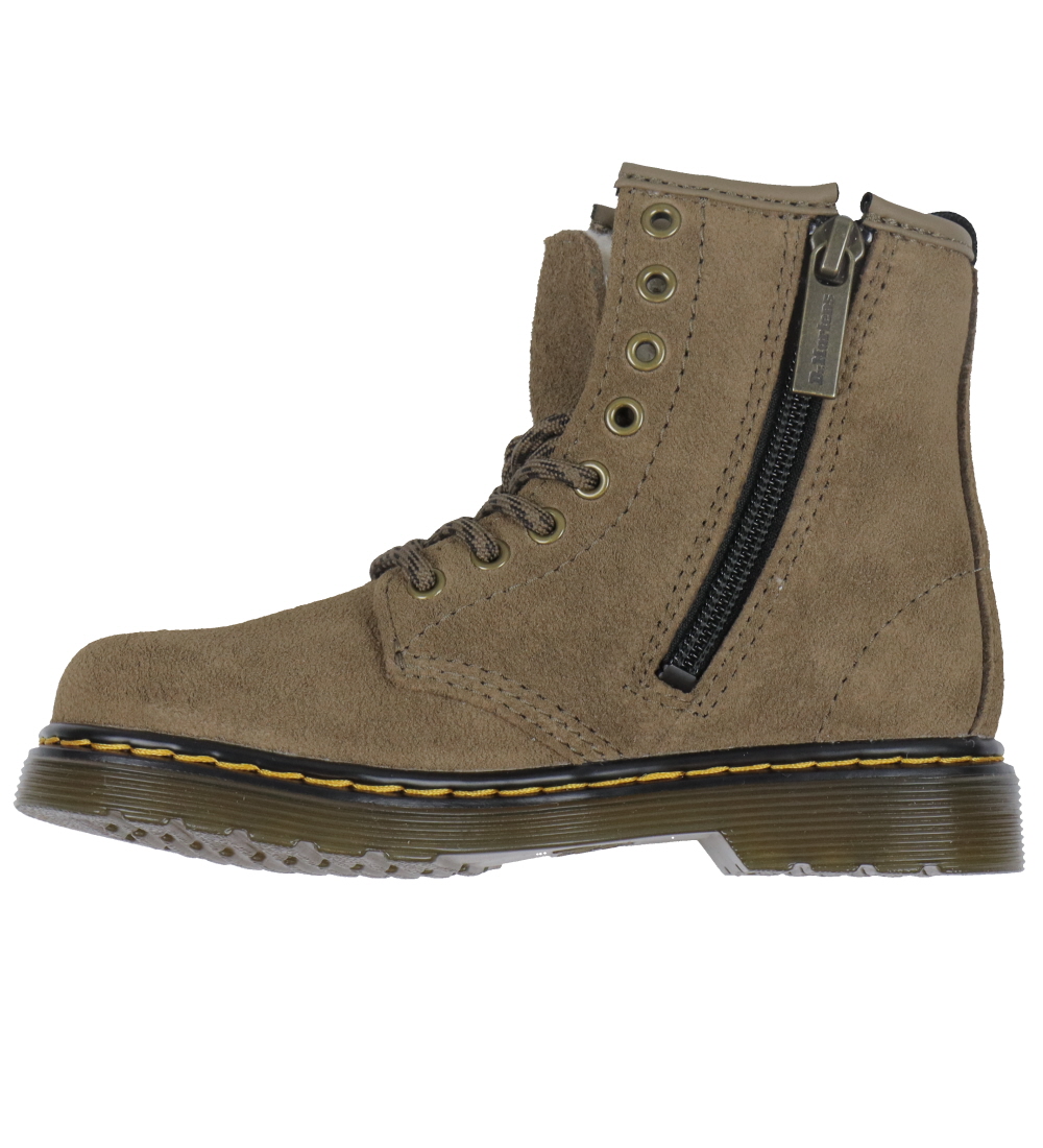 Dr. Martens Vinterstøvler - 1460 Serena J - Dark Khaki