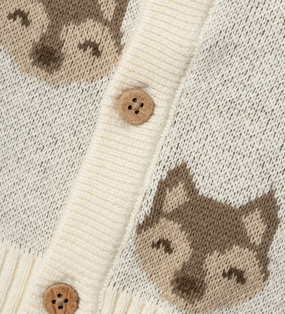 Lil' Atelier Cardigan - Strik - NbmLamoe - Birch