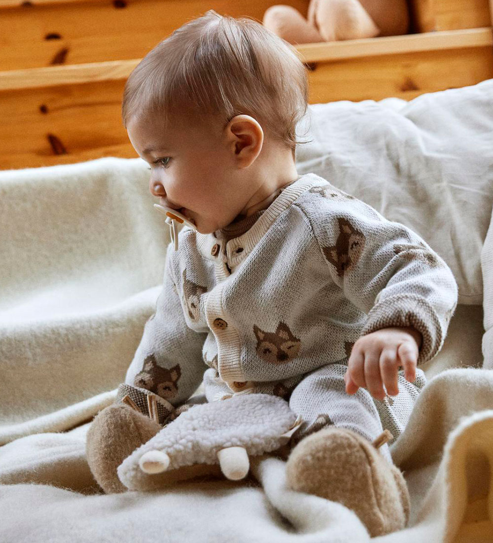 Lil' Atelier Cardigan - Strik - NbmLamoe - Birch