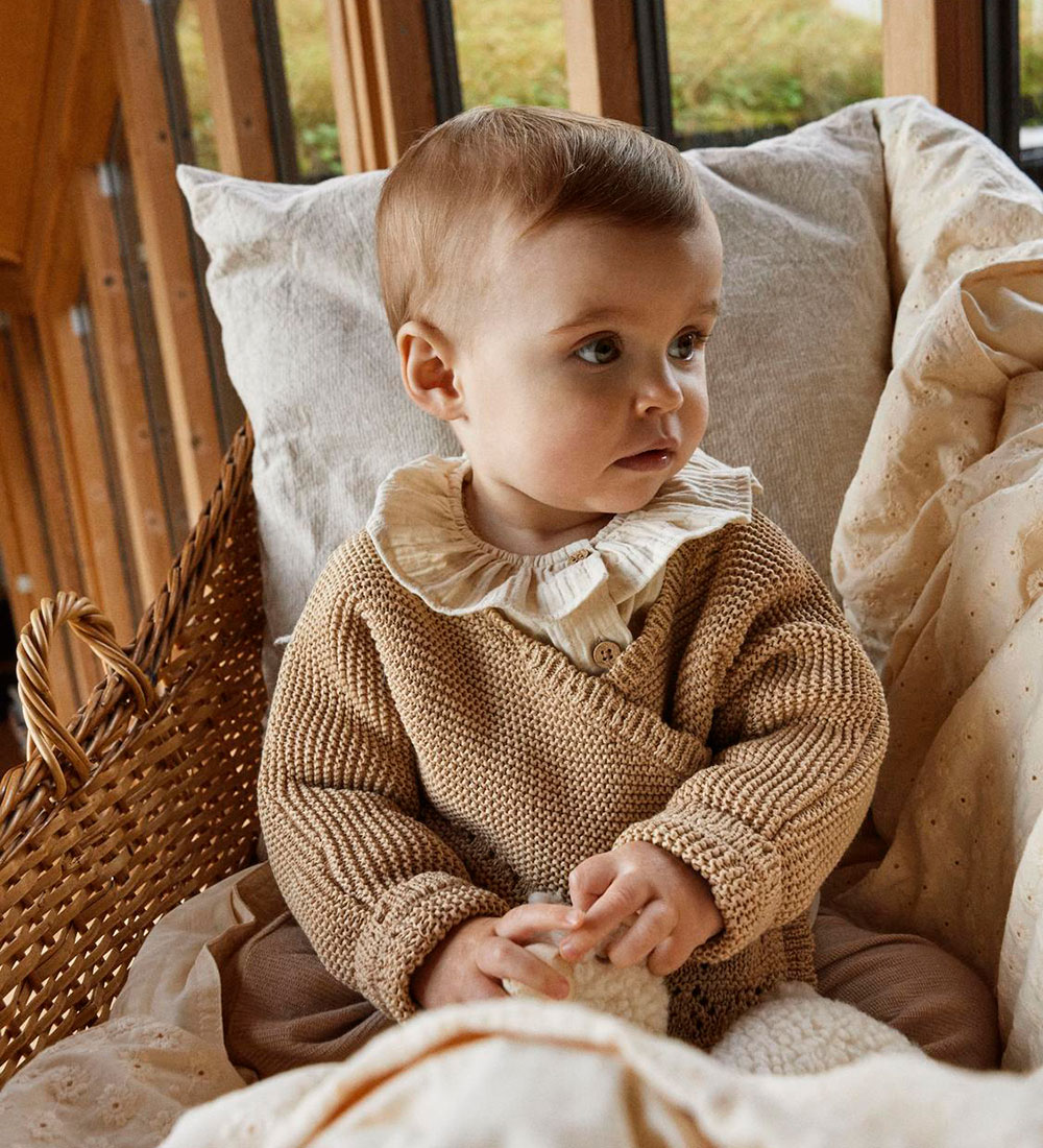 Lil' Atelier Cardigan - Strik - NbfOsanna - Irish Cream