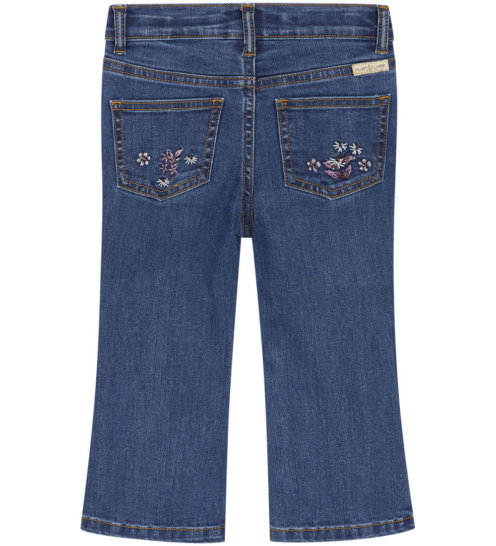 Hust and Claire Jeans - Joanna - Denim m. Blomster