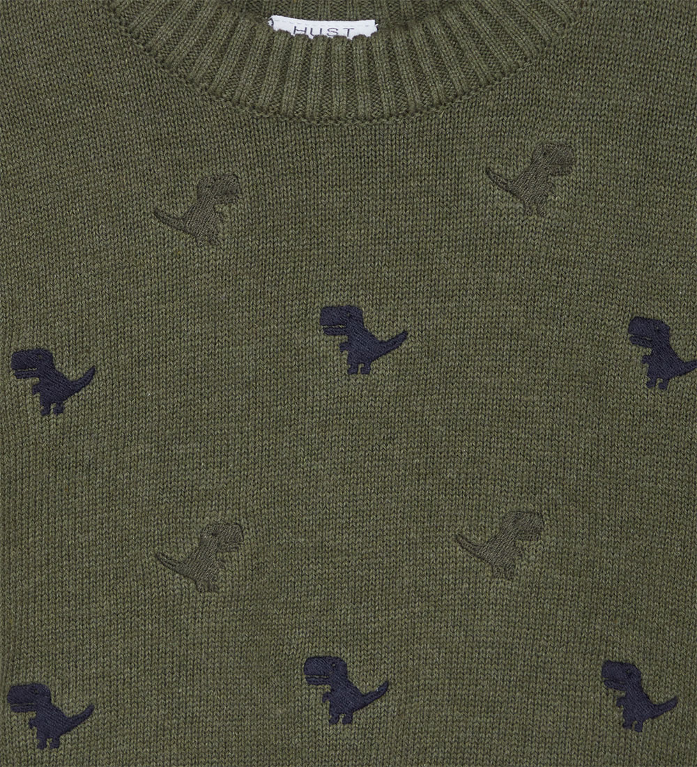 Hust and Claire Bluse - Strik - Pelle - Ivy Melange m. Dinosaure