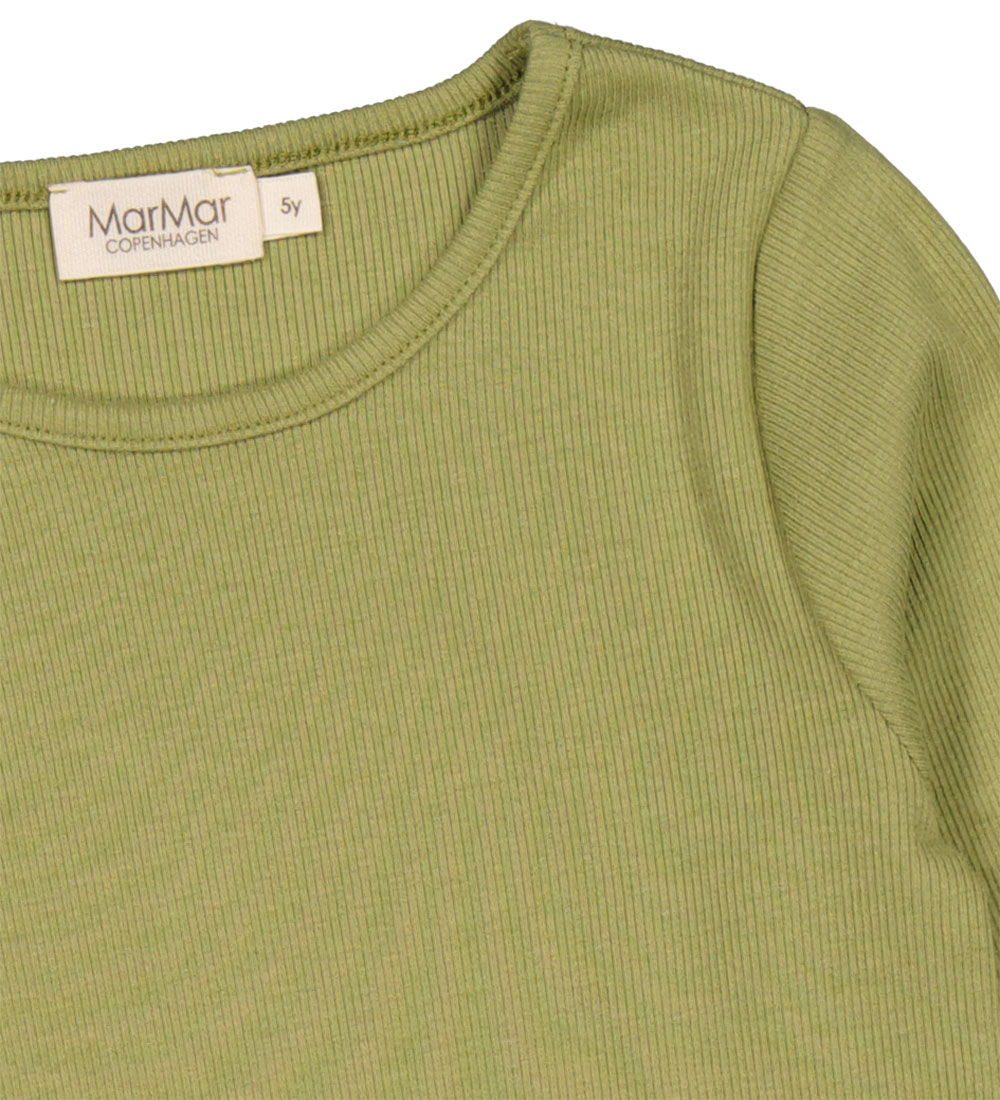 MarMar Bluse - Rib - Modal - Tani - Cedar Green