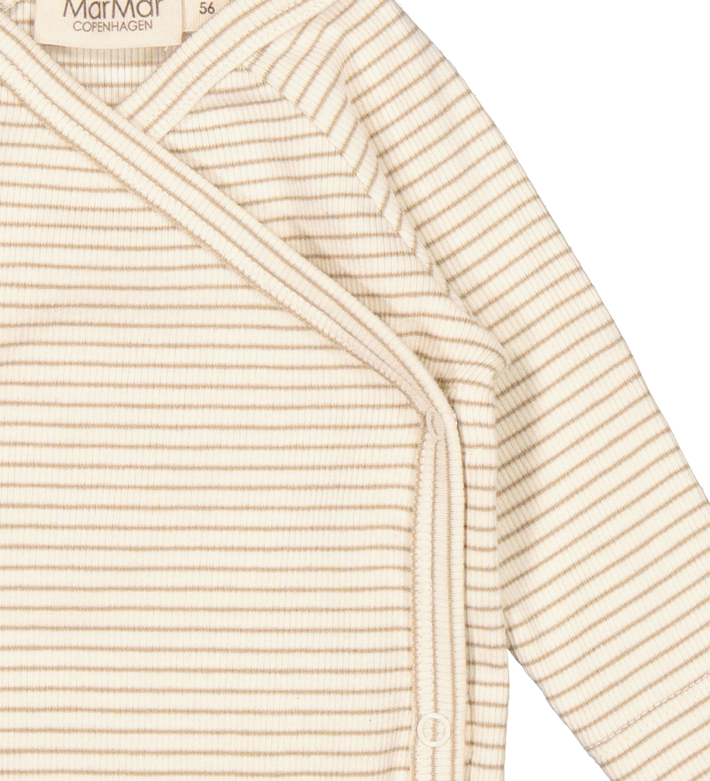 MarMar Body l/æ - Rib - Modal - Belito - Sandstone Stripe