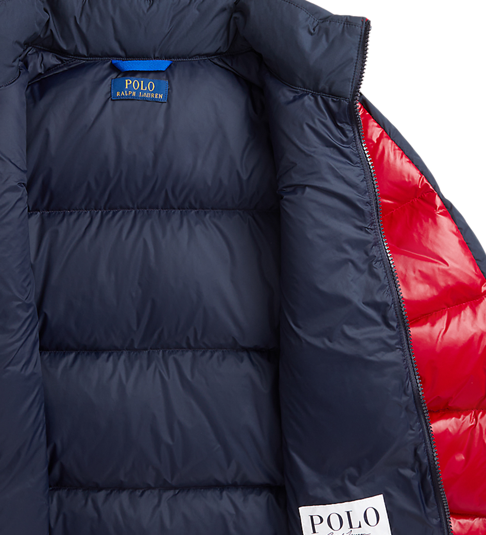 Polo Ralph Lauren Dunjakke - Rød m. Sort