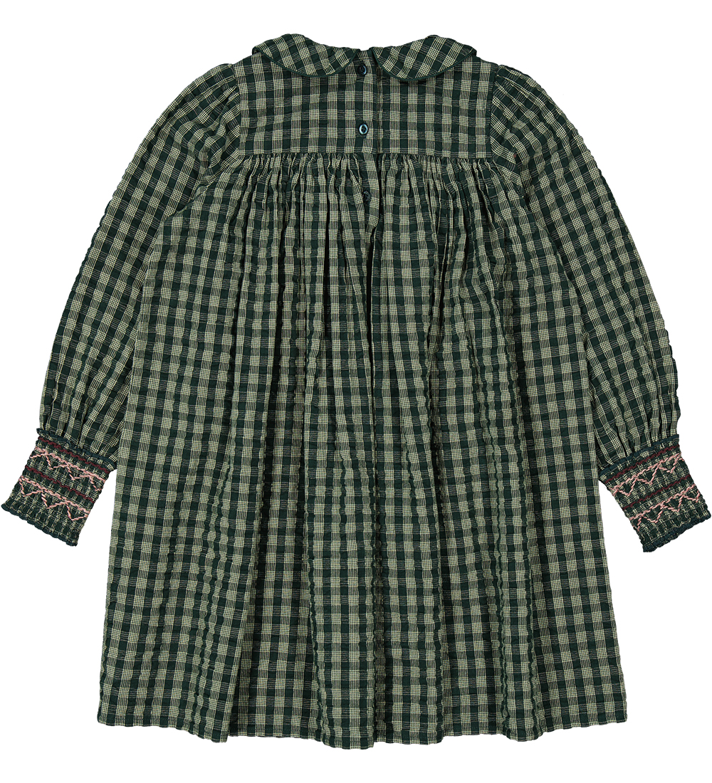 MarMar Kjole - Dabina - Dark Leaf Check