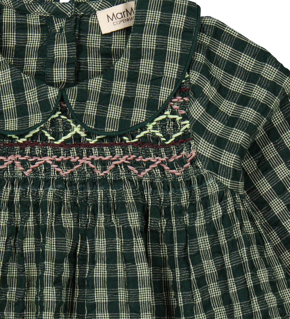 MarMar Kjole - Dabina B - Dark Leaf Check