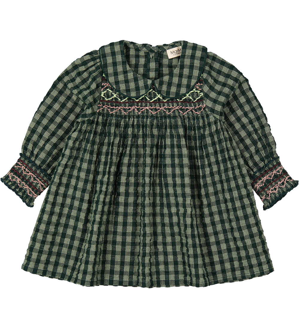 MarMar Kjole - Dabina B - Dark Leaf Check