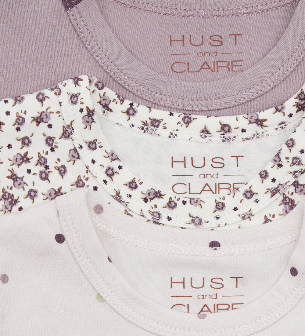 Hust and Claire Body l/æ - 3-pak - Bella - Purple Dove