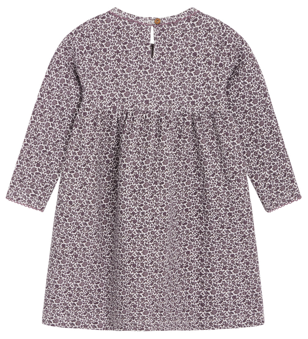 Hust and Claire Kjole - Vaflet - Dilay - Gray Lilac m. Blomster
