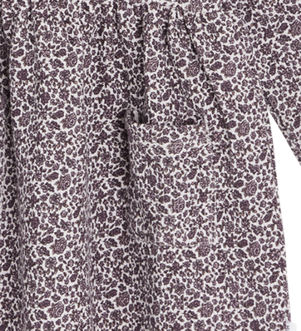 Hust and Claire Kjole - Vaflet - Dilay - Gray Lilac m. Blomster
