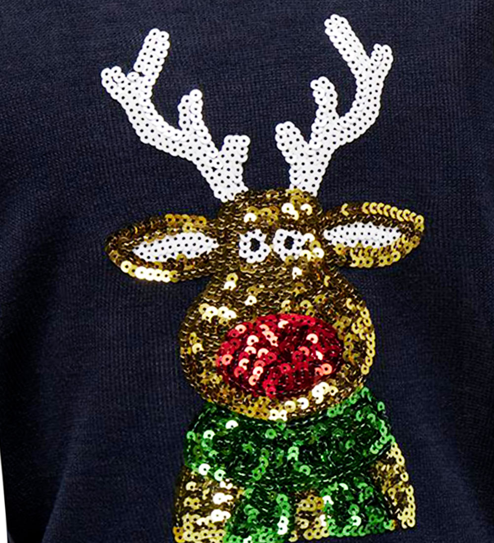 Kids Only Strik - KogXmas - Night Sky/Sequin Reindeer