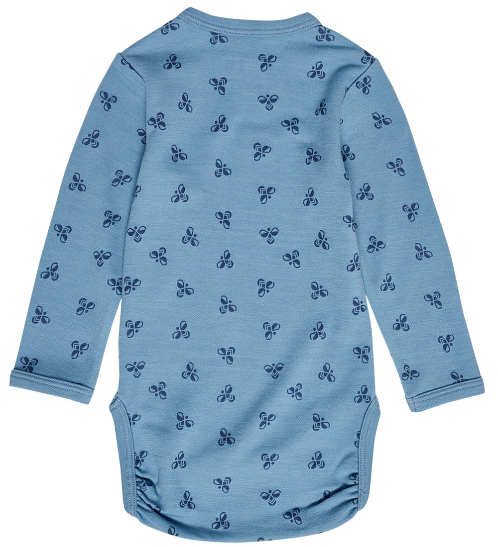 Hummel Body L/Æ - Uld - HmlBambo - Blue Shadow
