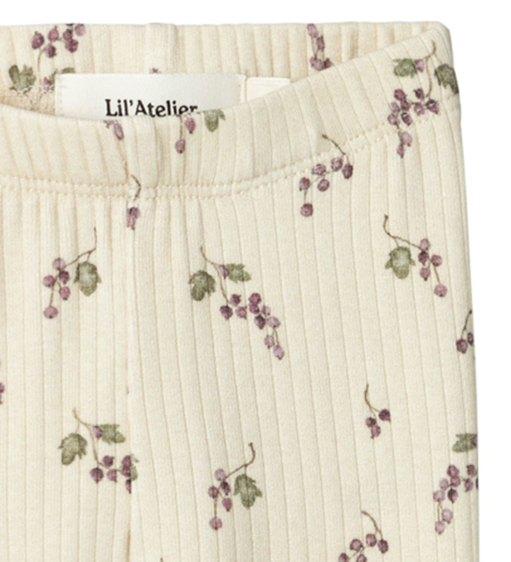 Lil' Atelier Leggings - NbfGio - Birch/Berries