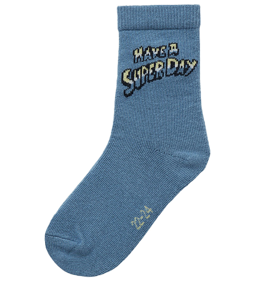 Name It Strømper - 5-pak - NmmVang - Coronet Blue