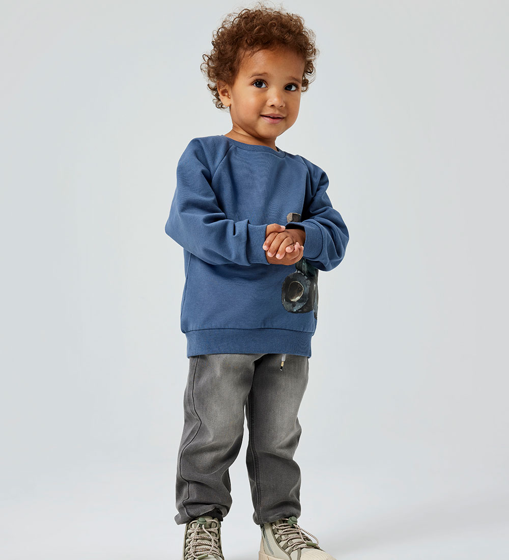 Name It Jeans - Fleece - NmmBen - Medium Grey Denim