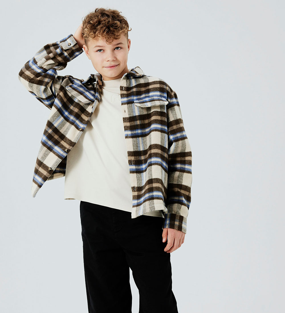 Name It Overshirt - NkmOwe - Birch