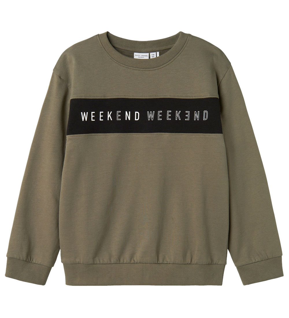 Name It Sweatshirt - NkmVance - Tea Leaf