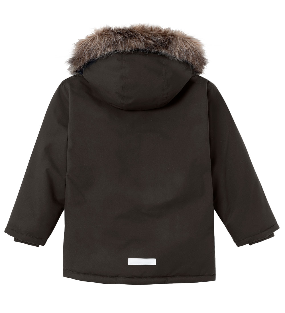Name It Vinterjakke - NkmMaster05 Parka - Sort