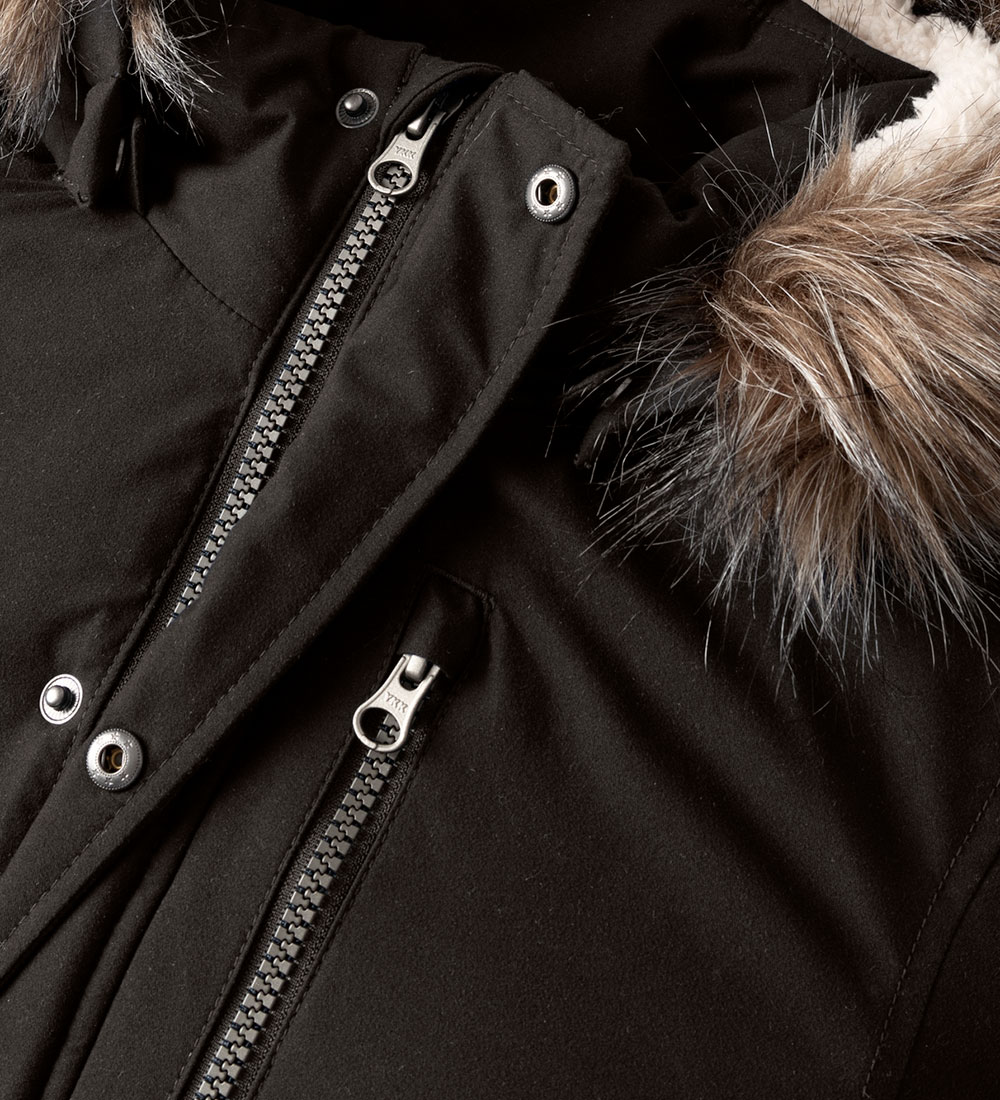 Name It Vinterjakke - NkmMaster05 Parka - Sort