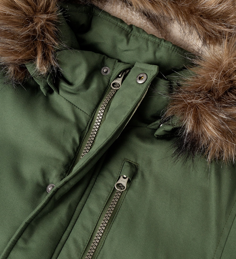 Name It Vinterjakke - NkmMaster05 Parka - Thyme