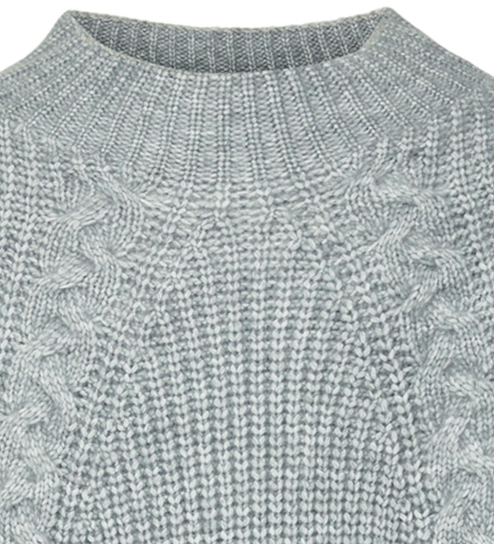 Vero Moda Girl Bluse - Strik - VmVarna - Light Grey Melange