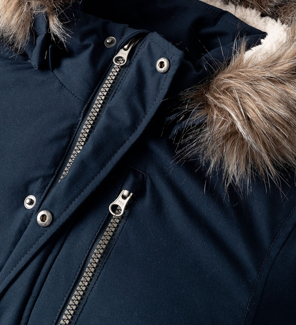 Name It Vinterjakke - NkmMaster05 Parka - Dark Sapphire
