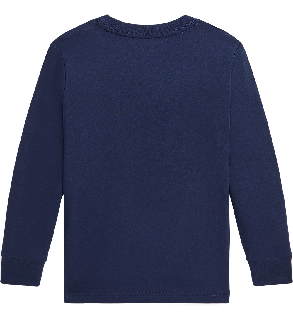 Polo Ralph Lauren Bluse - Navy m. Hund