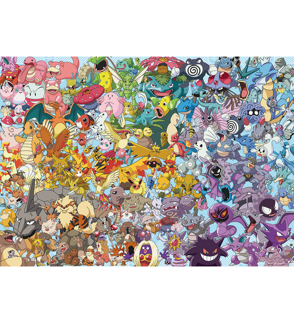 Ravensburger Puslespil - 1000 Brikker - Challenge Pokémon