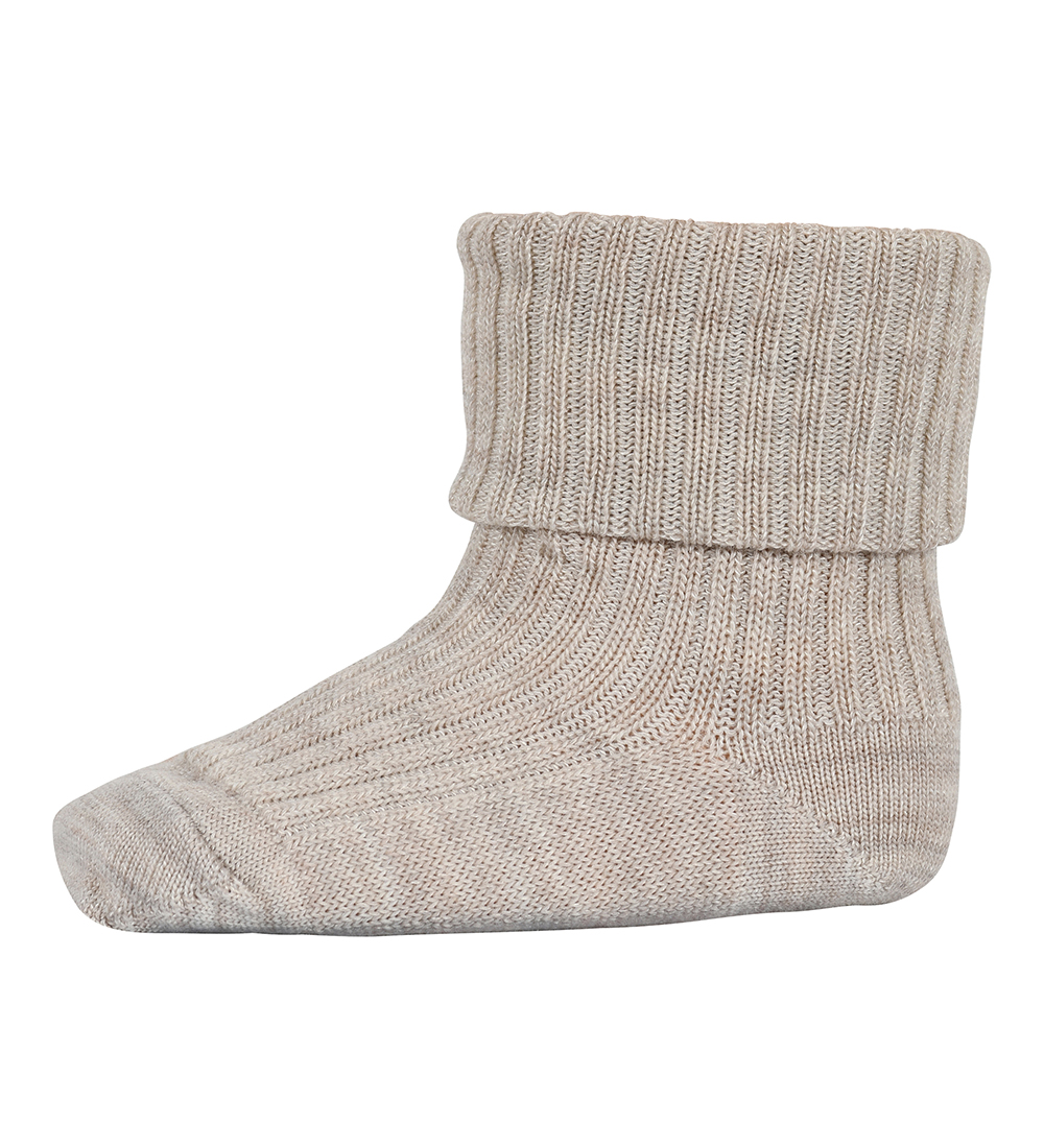 MP Strømper - Uld - Hilde Baby - Beige Melange