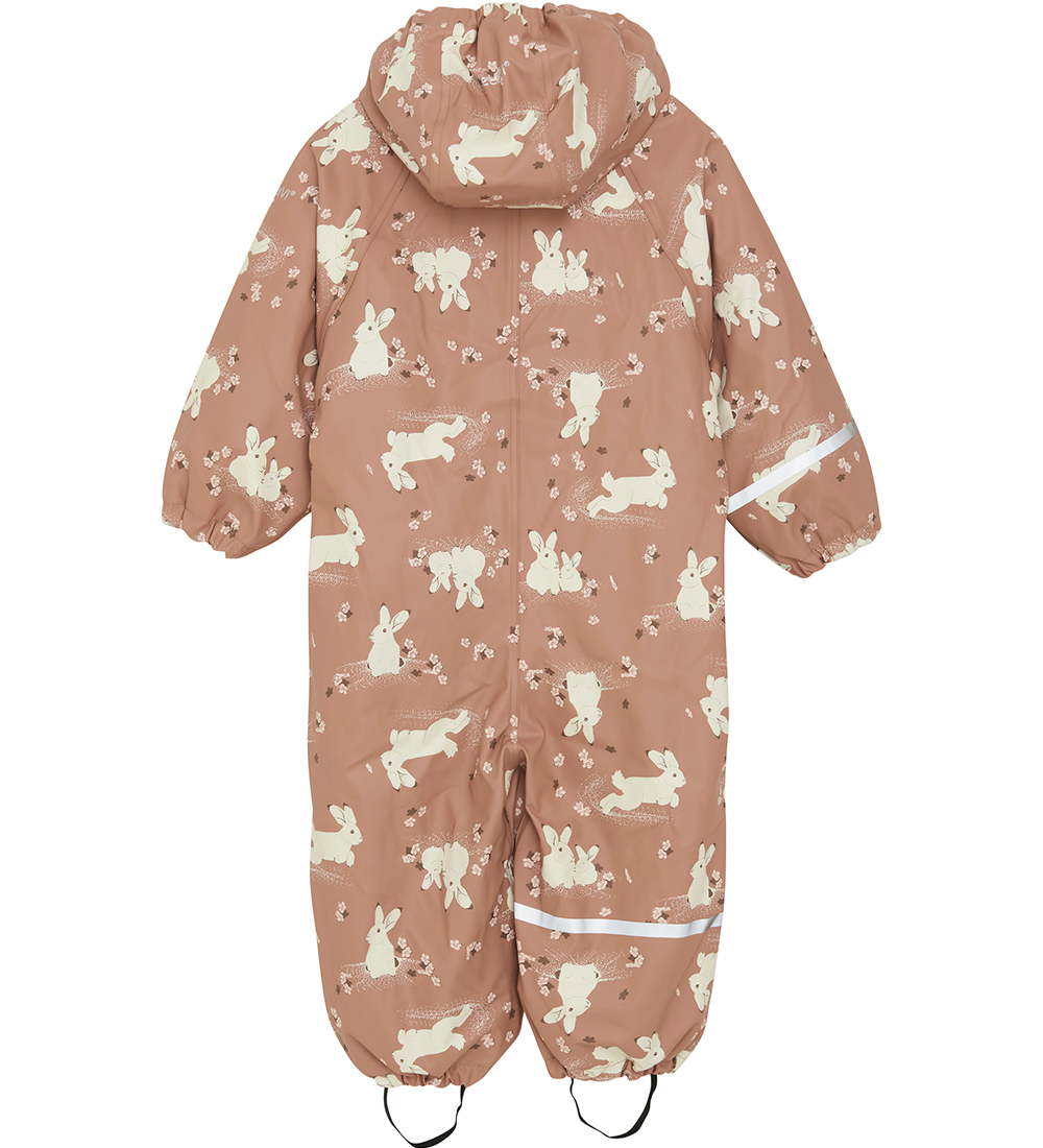 CeLaVi Regndragt m. Fleece - Tawny Brown