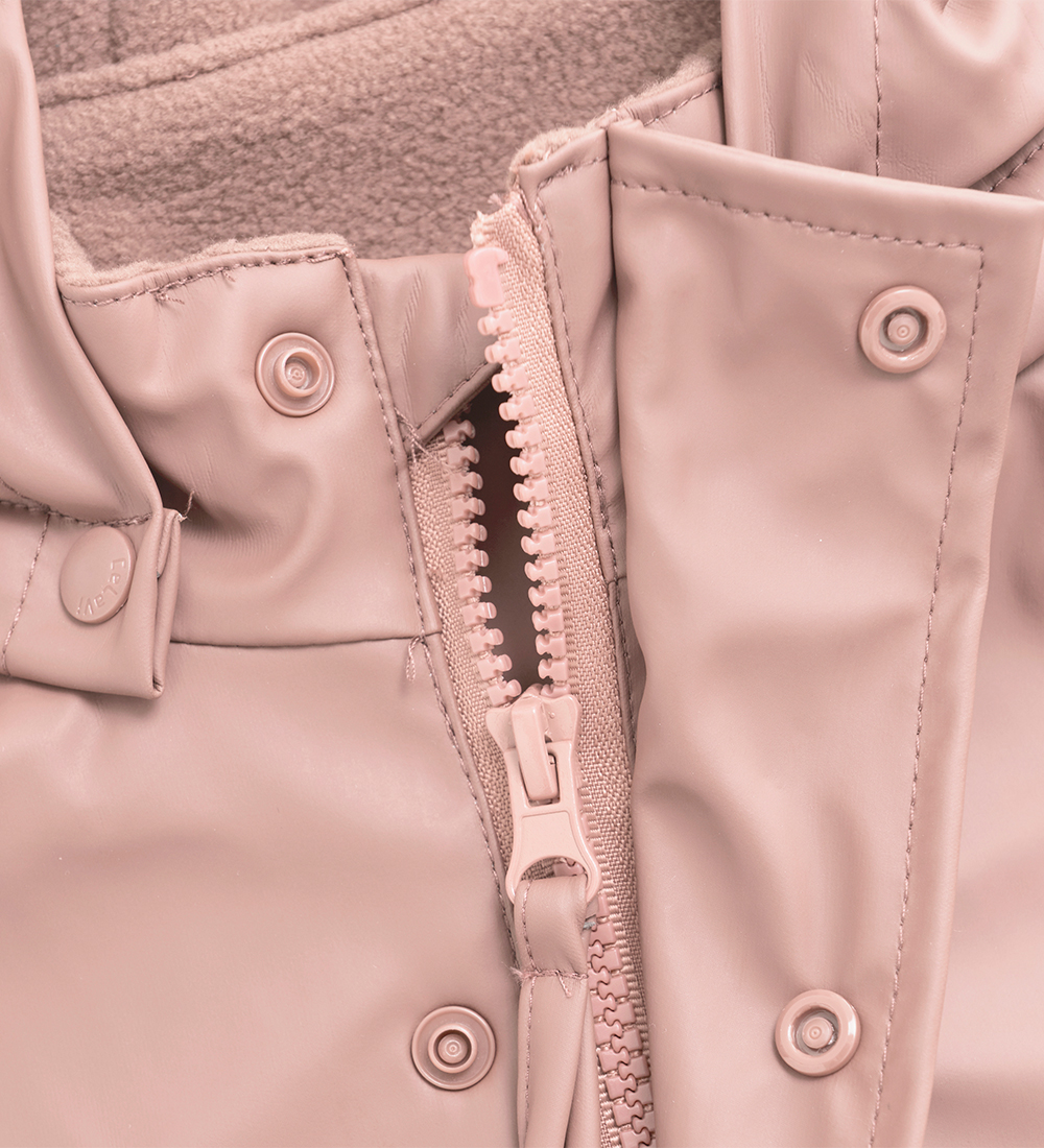 CeLaVi Regndragt m. Fleece - Misty Rose