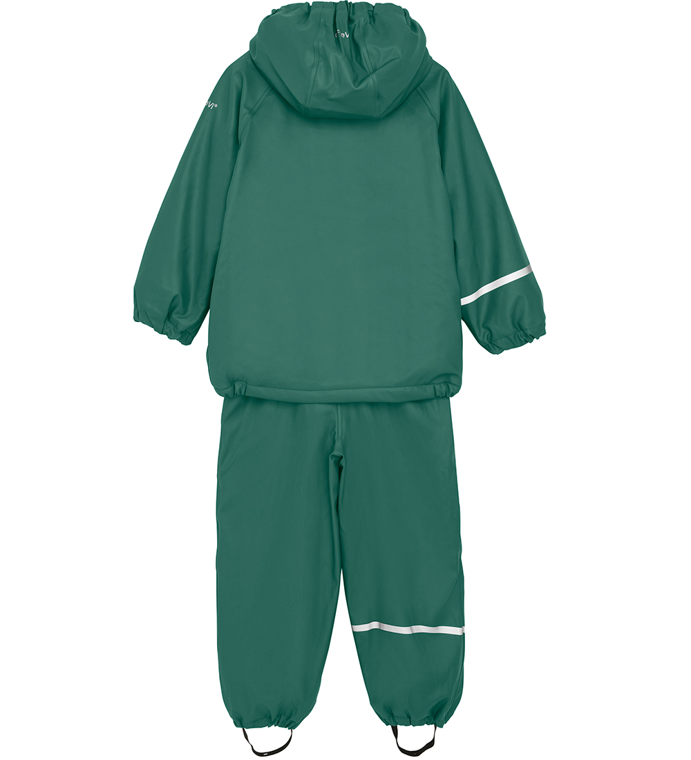 CeLaVi Regntøj m. Fleece - Smoke Pine