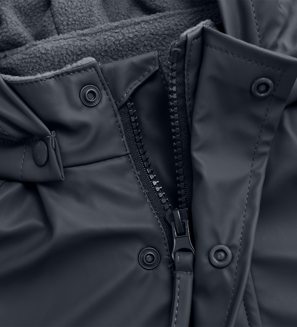 CeLaVi Regndragt m. Fleece - Navy