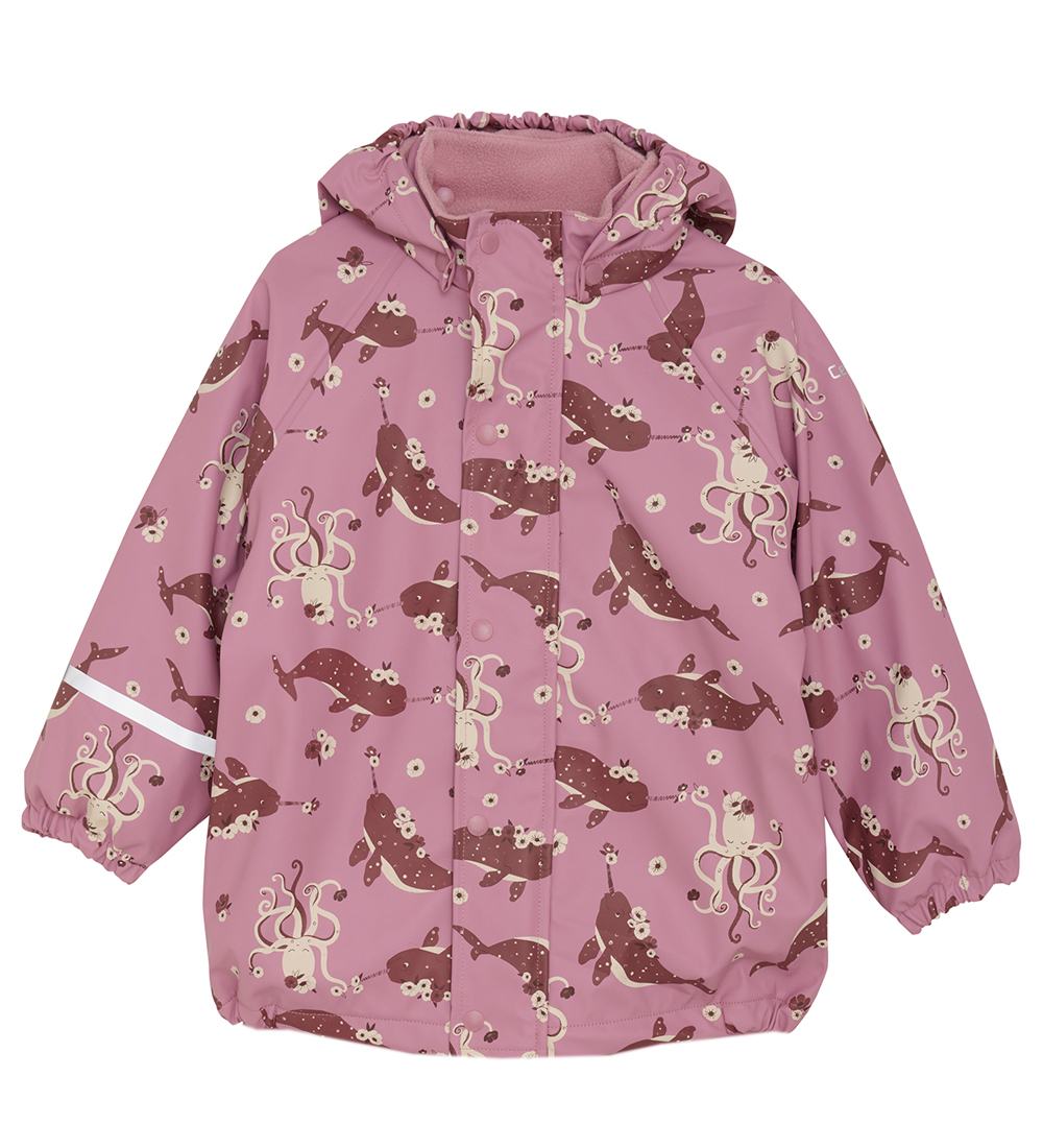 CeLaVi Regntøj m. Fleece - Foxglove