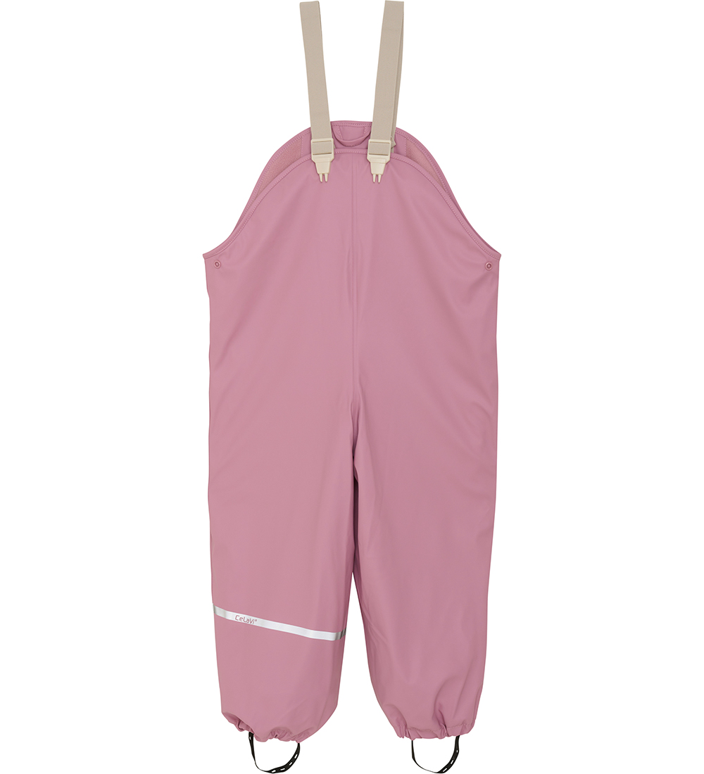 CeLaVi Regntøj m. Fleece - Foxglove