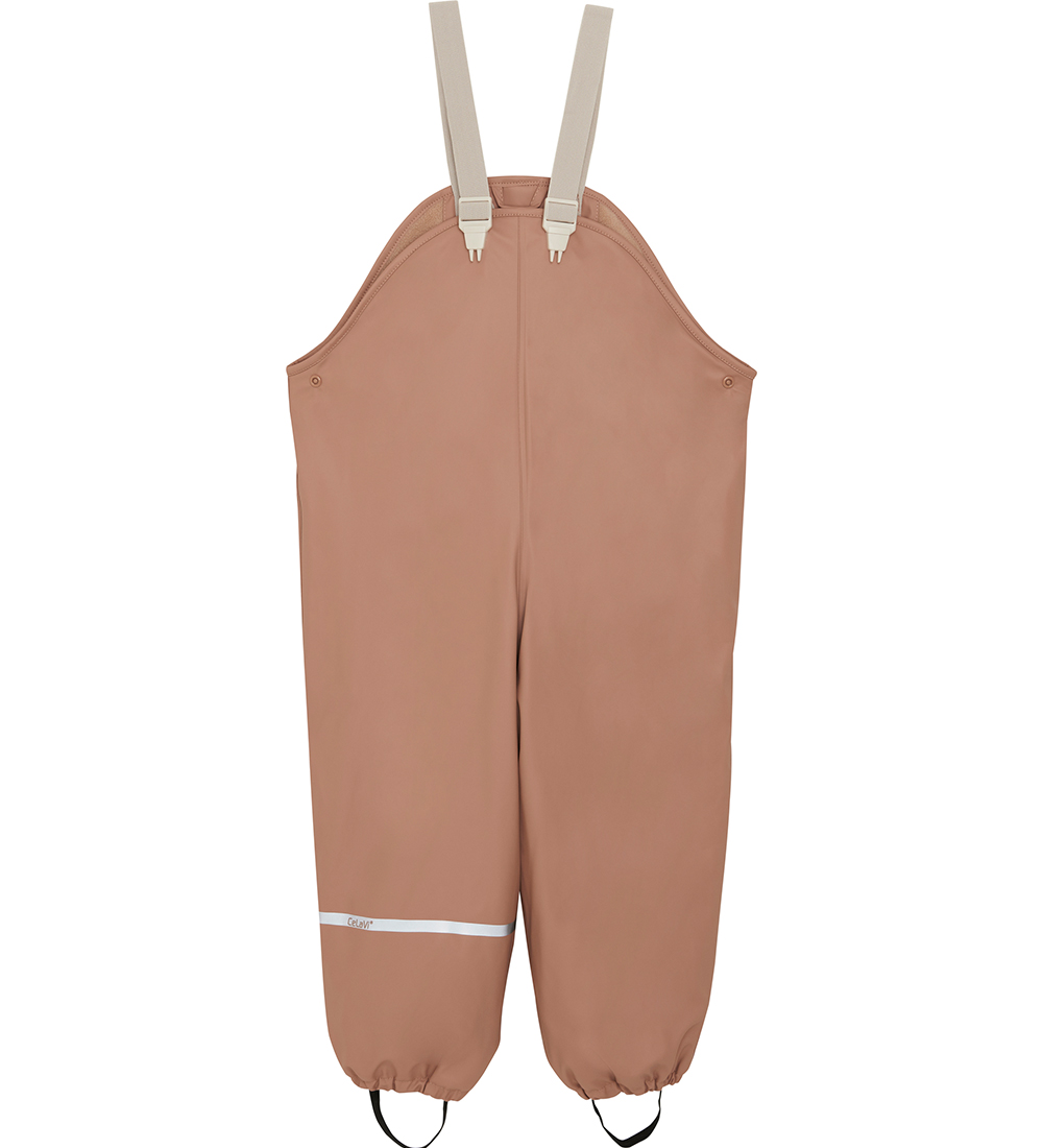 CeLaVi Regntøj m. Fleece - Tawny Brown