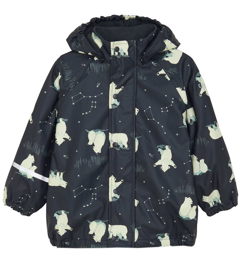 CeLaVi Regntøj m. Fleece - Navy