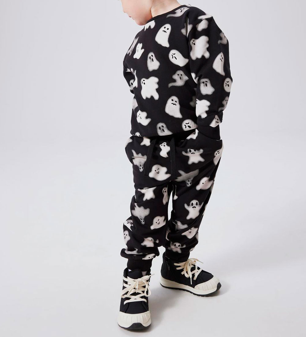 Name It Sweatpants - Halloween - NmnOwen - Black