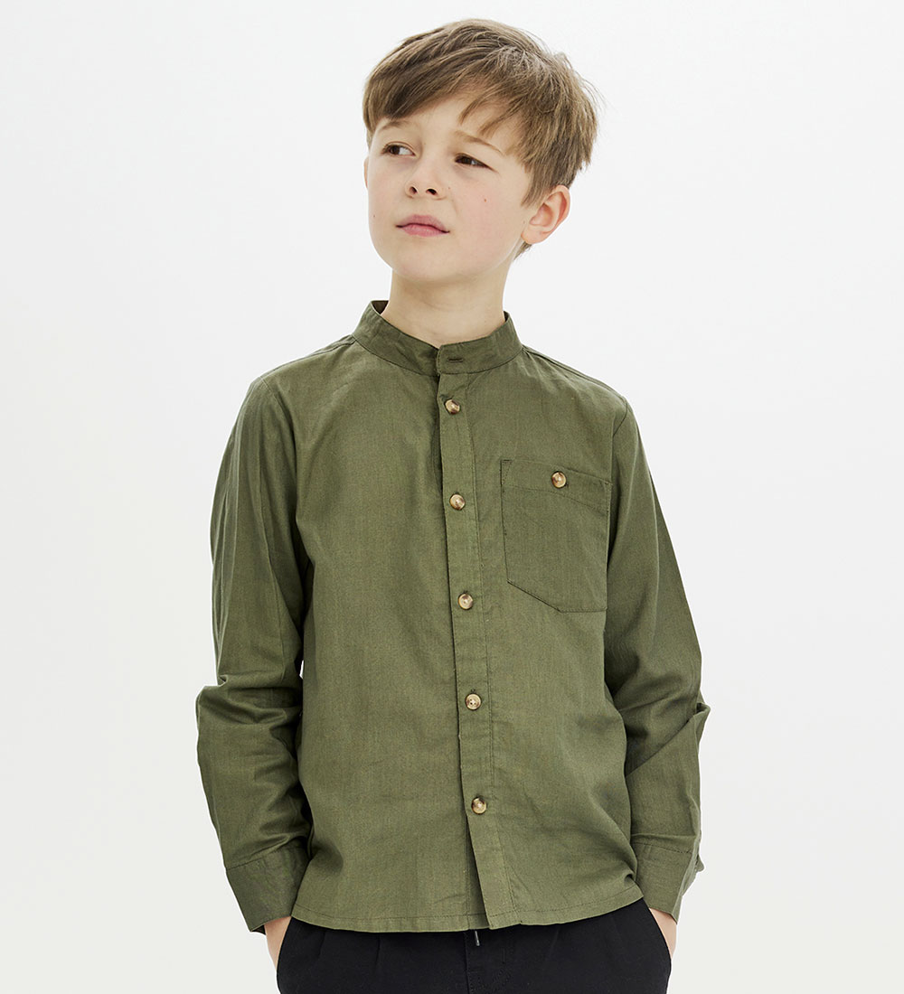 The New Skjorte - TnMark - Ivy Green