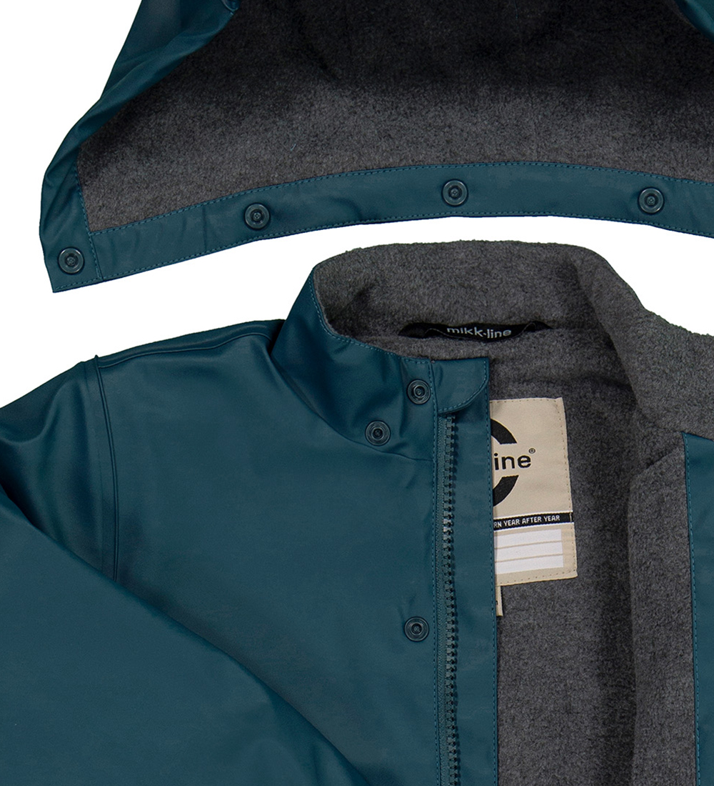 Mikk-Line Regntøj m. Fleece/Seler - m. Seler - PU - Recycled - O
