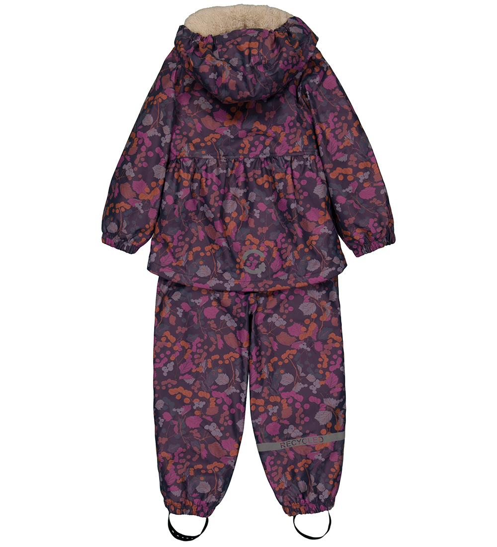 Mikk-Line Regntøj m. Fleece/Seler - PU - Recycled - Nigh