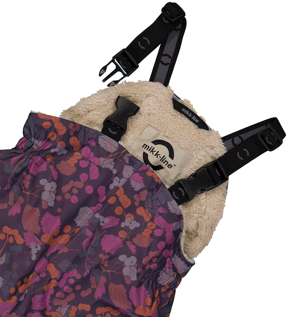 Mikk-Line Regntøj m. Fleece/Seler - PU - Recycled - Nigh