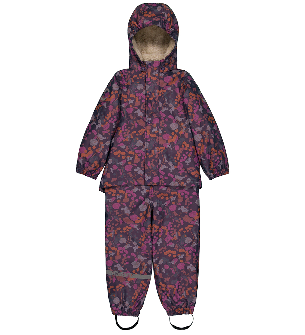 Mikk-Line Regntøj m. Fleece/Seler - PU - Recycled - Nigh