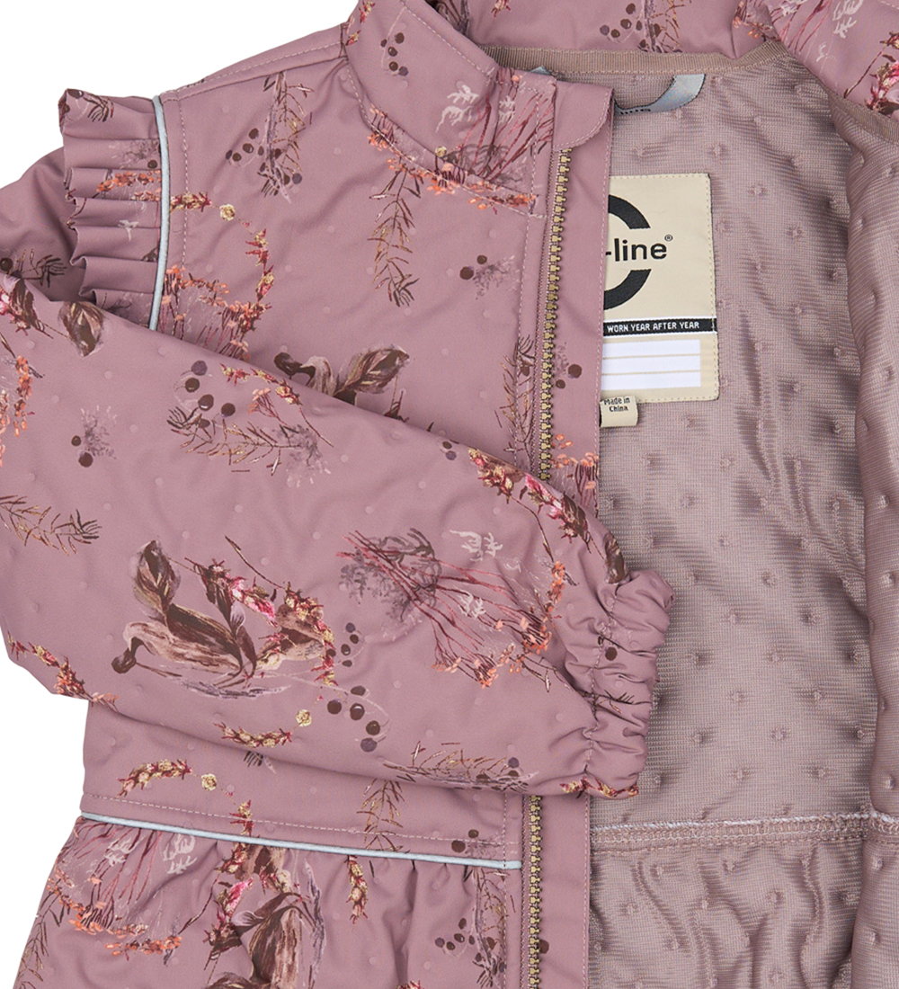 Mikk-Line Termotøj - Twilight Mauve m. Flæser