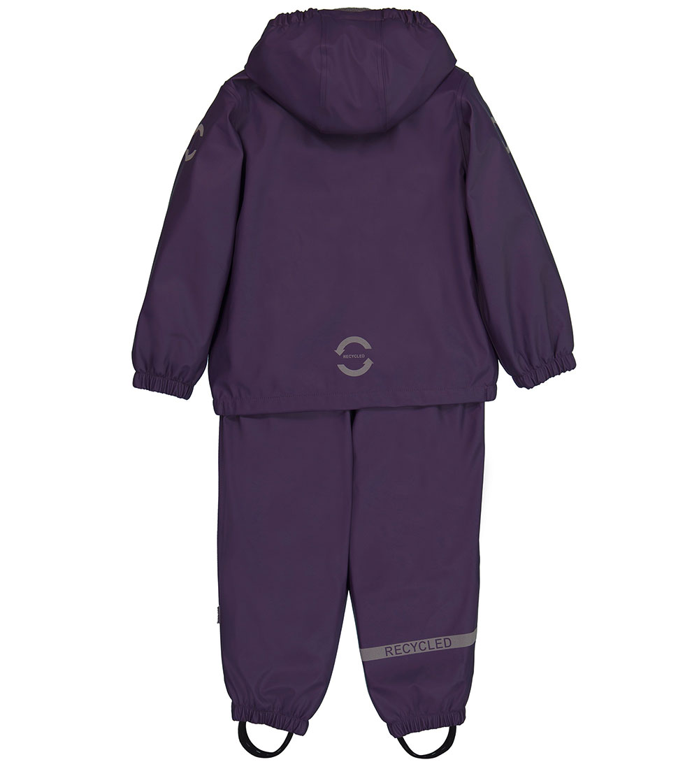 Mikk-Line Regntøj m. Fleece/Seler - PU - Recycled - Nigh