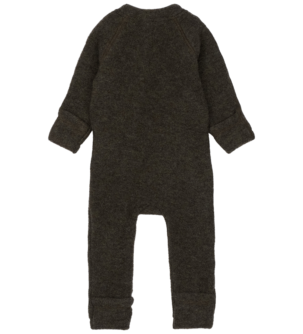 Mikk-Line Køredragt - Uld - Noos - Dark Brown Melange