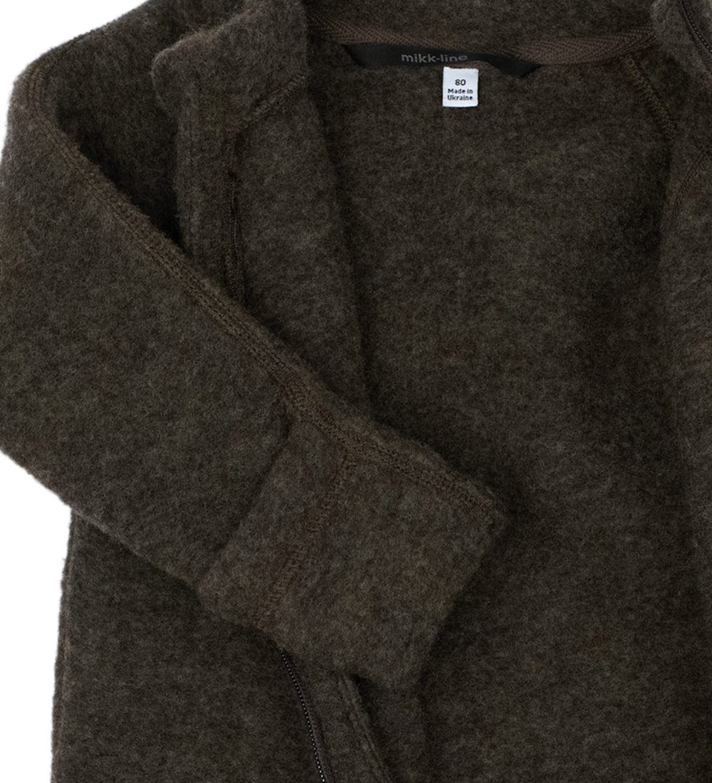 Mikk-Line Køredragt - Uld - Noos - Dark Brown Melange