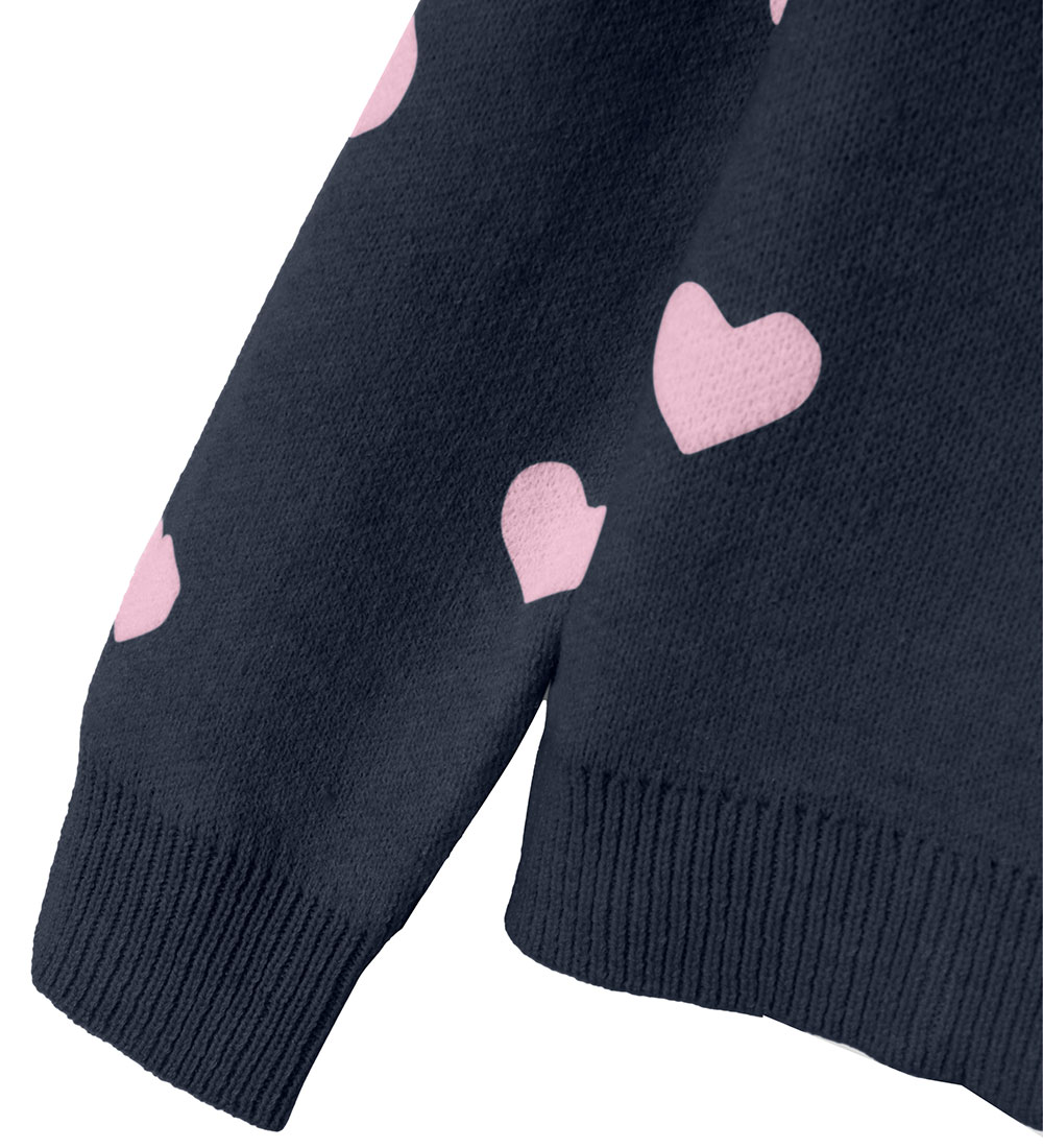 Name It Bluse - Strik - NmfOdessa Ls Knit - Dark Sapphire